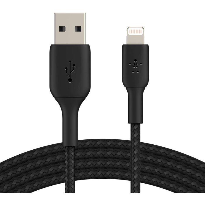 BELKIN Lightning to USB-A Braided Cable - 2 m - Black