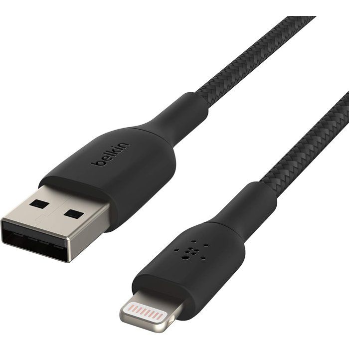 BELKIN Lightning to USB-A Braided Cable - 2 m - Black