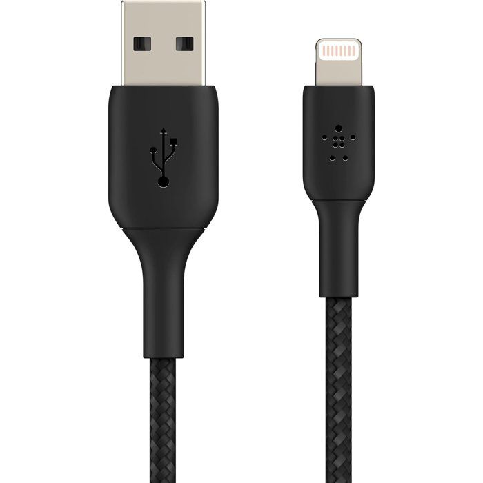 BELKIN Lightning to USB-A Braided Cable - 2 m - Black