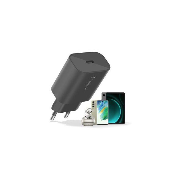 BELKIN Wall Charger - USB-C - 25W - PD PPS - Black