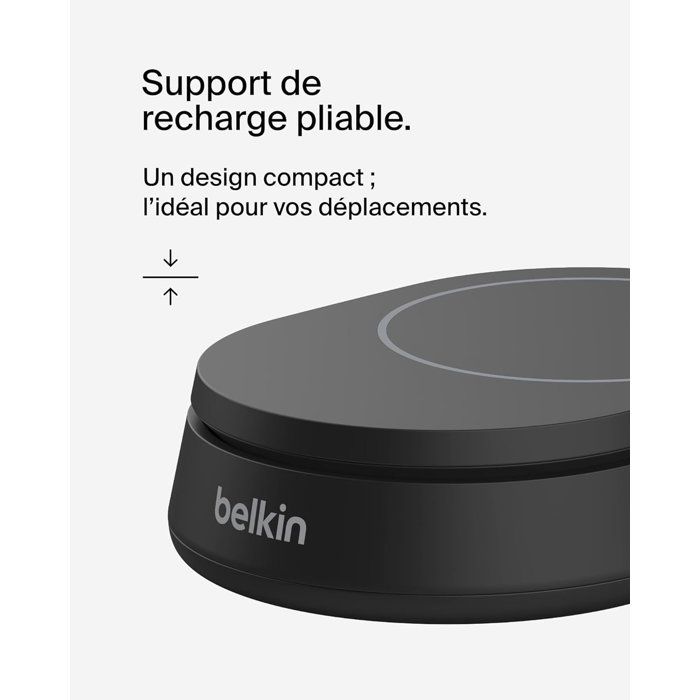 BELKIN Magnetic Charging Stand - Qi2 - 15W - Black