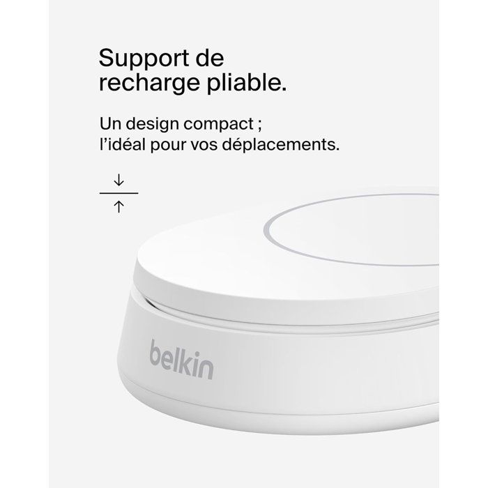 BELKIN Magnetic Charging Stand - Qi2 - 15W - White