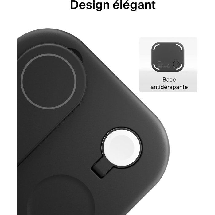 BELKIN Charging Cradle - Qi2 - 3-in-1 - Black