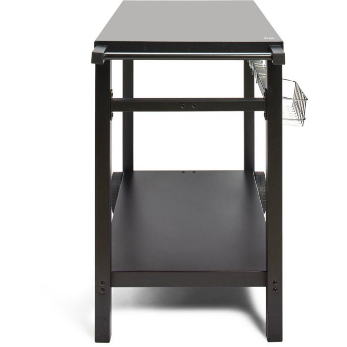 LIVOO Serving Cart - Metal Finish - 85 x 50 cm Tray - For 2,3 or 4 Burner Griddles GS130