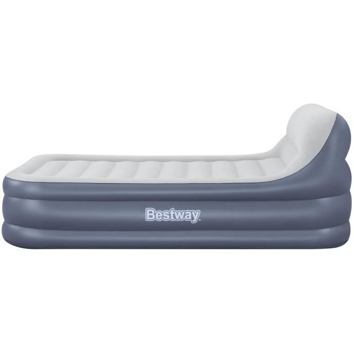 BESTWAY Inflatable Bed - Tritech SleekFlow - 2-Person - 226 x 152 x 84 cm - Integrated Pump