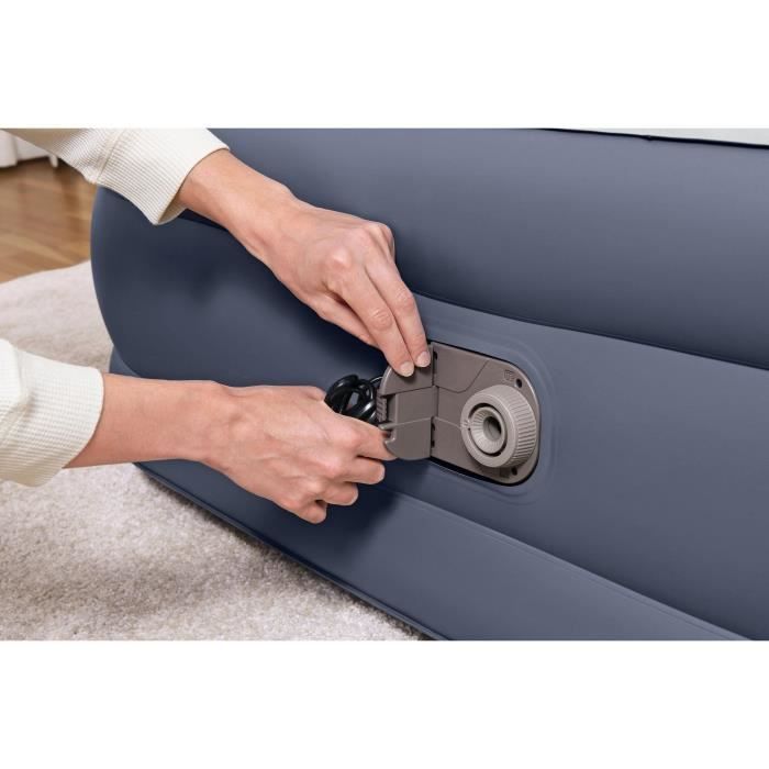 BESTWAY Inflatable Bed - Tritech SleekFlow - 2-Person - 226 x 152 x 84 cm - Integrated Pump
