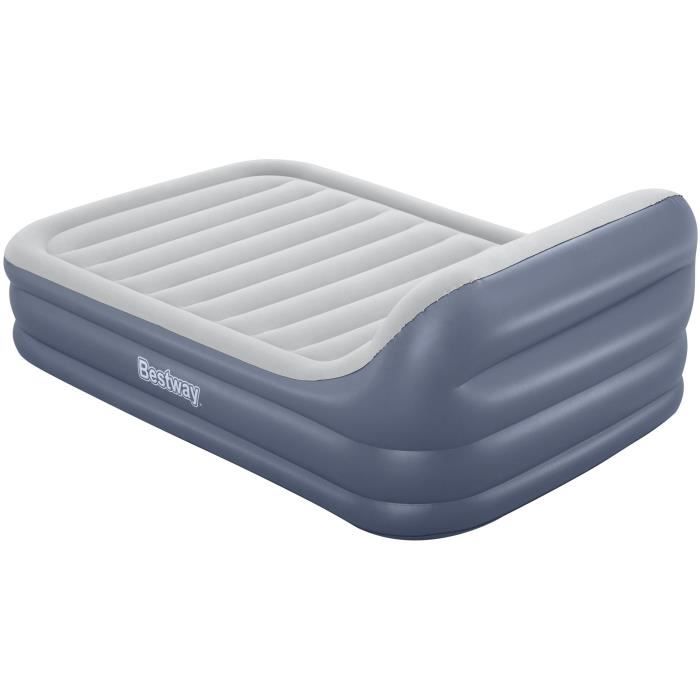 BESTWAY Inflatable Bed - Tritech SleekFlow - 2-Person - 226 x 152 x 84 cm - Integrated Pump