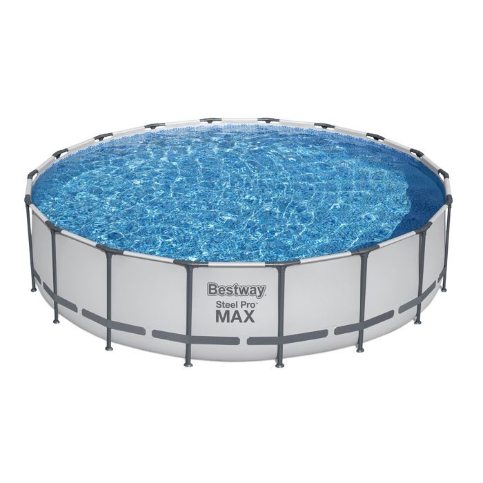 Bestway STEEL PRO MAX POOLS Round Above Ground Tubular Pool Kit - Ø5.49 x 1.22 m