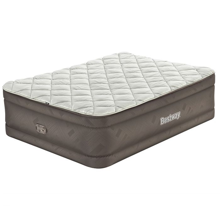 Matelas gonflable - BESTWAY - Tough Guard Fortech - 2 places - Pompe électrique - 350 kg de charge