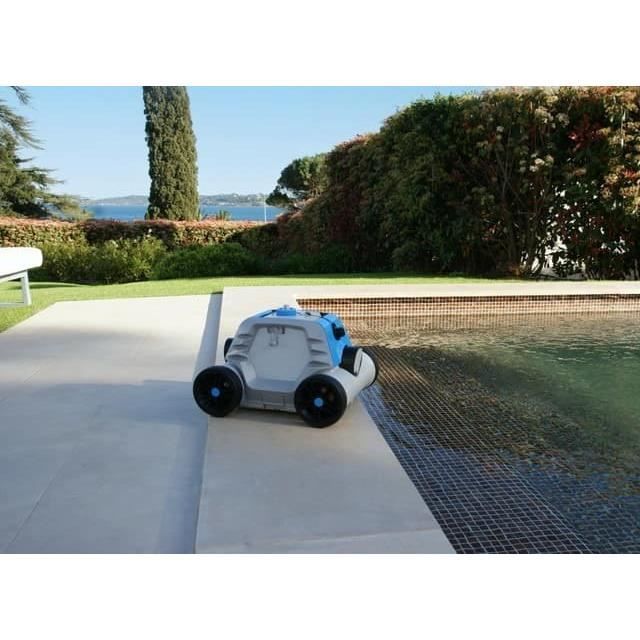 Robot de piscine - Bestway - Thetys - Autonome - nettoyage fond plat - 20m² max