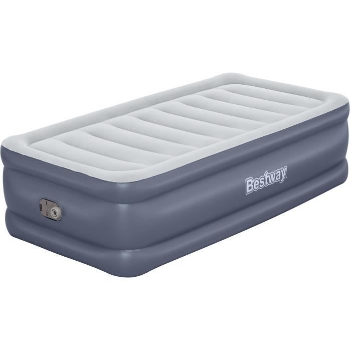 Bestway Inflatable Bed 6713 G Tritech 1 Person 191 cm x 97 cm x 51 cm - Integrated Electric Pump