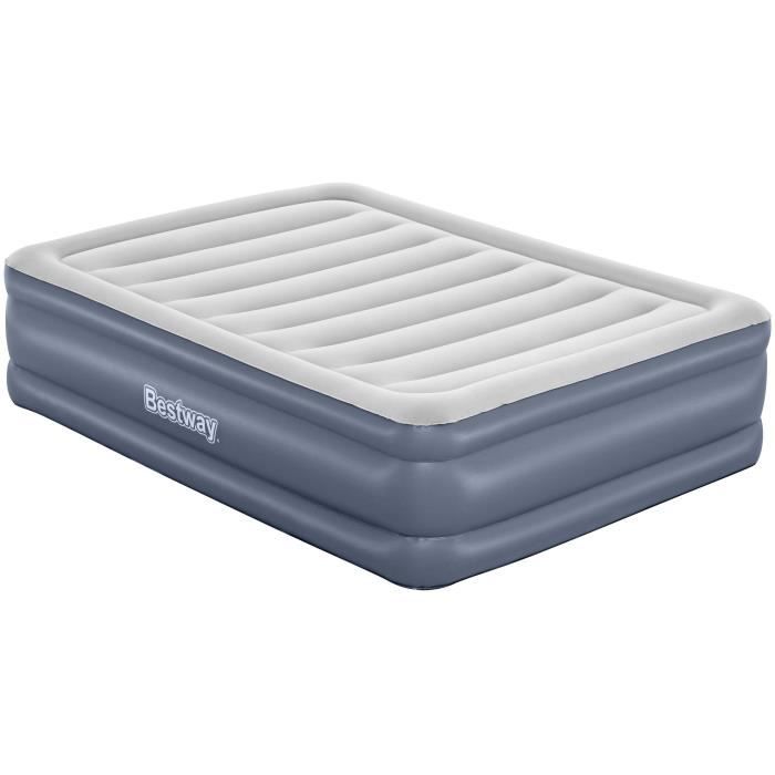 Bestway Inflatable Bed 6713I Tritech 2 Person 203 cm x 152 cm x 51 cm - Integrated Electric Pump 2-person