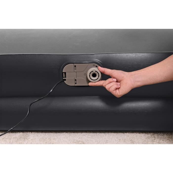 BESTWAY Inflatable Bed - Tritech 2P - 203x152x46 cm - Integrated Electric Pump 2-person