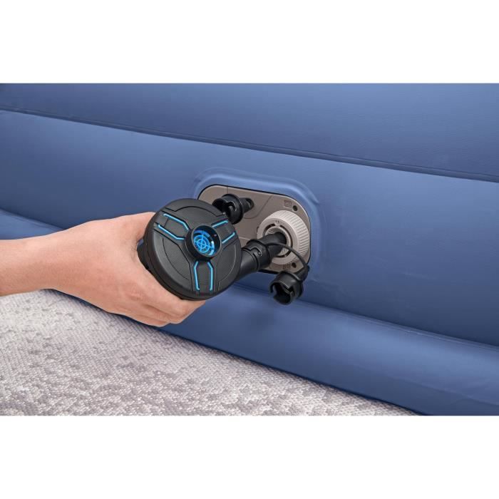 BESTWAY Tritech Double Inflatable Bed - 203x152x46 cm - 300 kg - Inflates in 4 Minutes