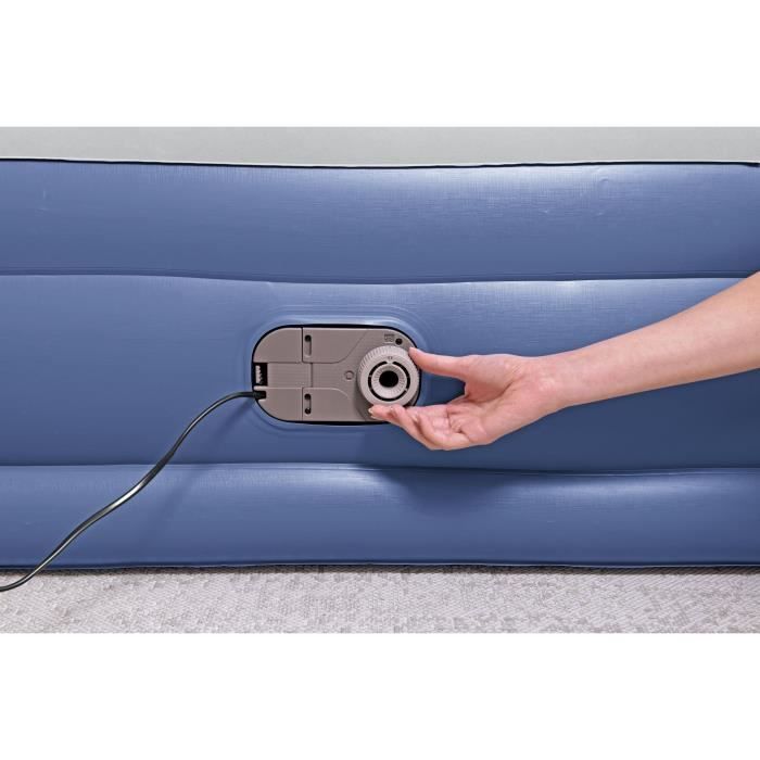 BESTWAY Tritech Double Inflatable Bed - 203x152x46 cm - 300 kg - Inflates in 4 Minutes