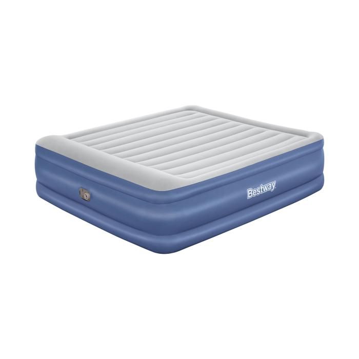 BESTWAY Inflatable Camping Mattress - King - Built-in AC Pump - 2 Person