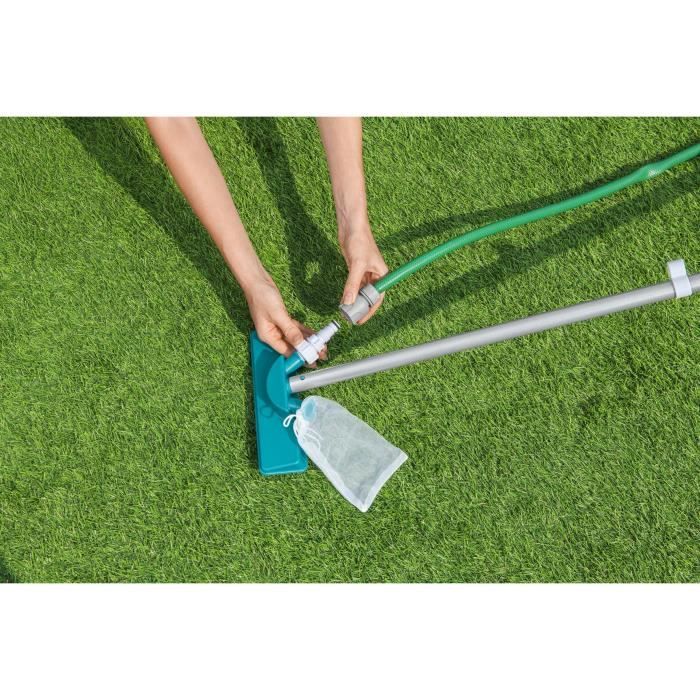 Bestway Pool Cleaning Kit - AquaClear - For Pools up to 3.96 m - Skimmer Net & Vacuum Head