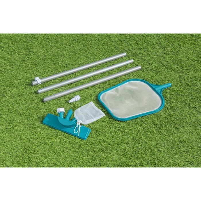 Bestway Pool Cleaning Kit - AquaClear - For Pools up to 3.96 m - Skimmer Net & Vacuum Head
