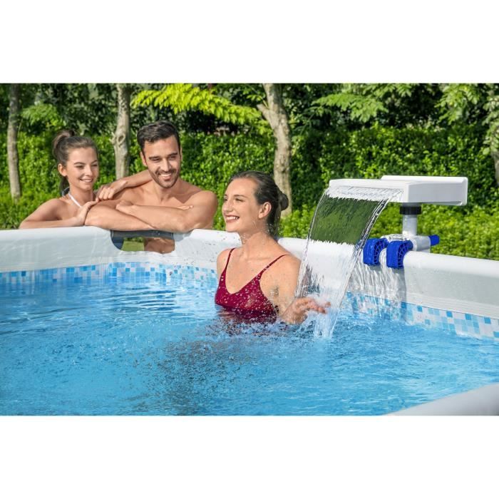 Waterfall Fountain - Bestway - For Above Ground Pools - With LED