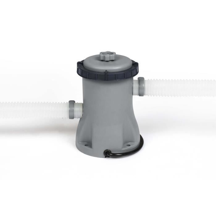BESTWAY Above Ground Pool Kit - Steel Pro - 366 x 201 x 66 cm - Rectangular (Includes Cartridge Filter)