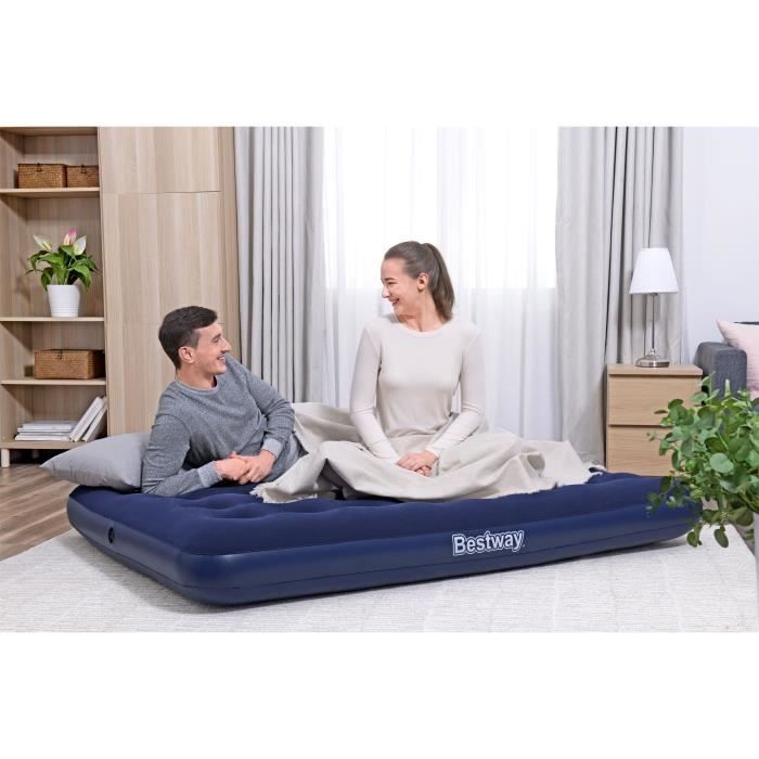 Bestway Inflatable Camping Mattress - 2-Person - 191 x 137 x 22 cm - With Powertouch Pump 191x137x22
