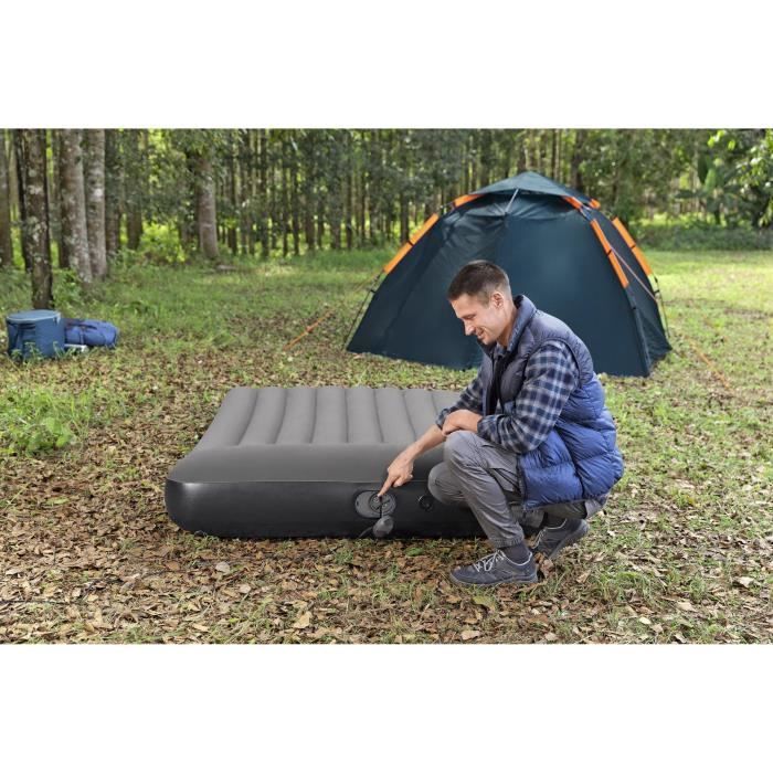 BESTWAY Inflatable Mattress - 671BS - Tritech Queen - 2 Person - Integrated USB Pump 2-person