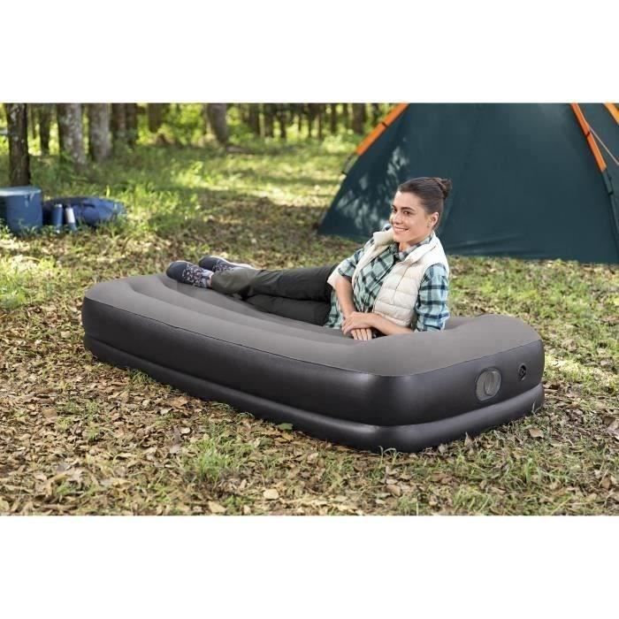 BESTWAY Inflatable Mattress - 671BT - Tritech Twin - 1 Person - Integrated USB Pump
