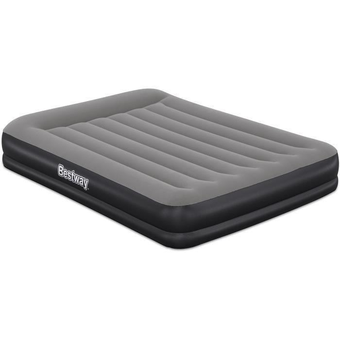 BESTWAY Inflatable Mattress - Tritech Queen - 2-Person - 203 x 152 x 36 cm - Integrated USB Pump 671BU