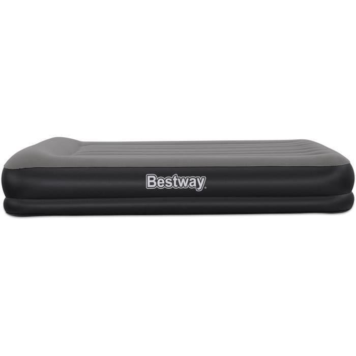 BESTWAY Inflatable Mattress - Tritech Queen - 2-Person - 203 x 152 x 36 cm - Integrated USB Pump 671BU