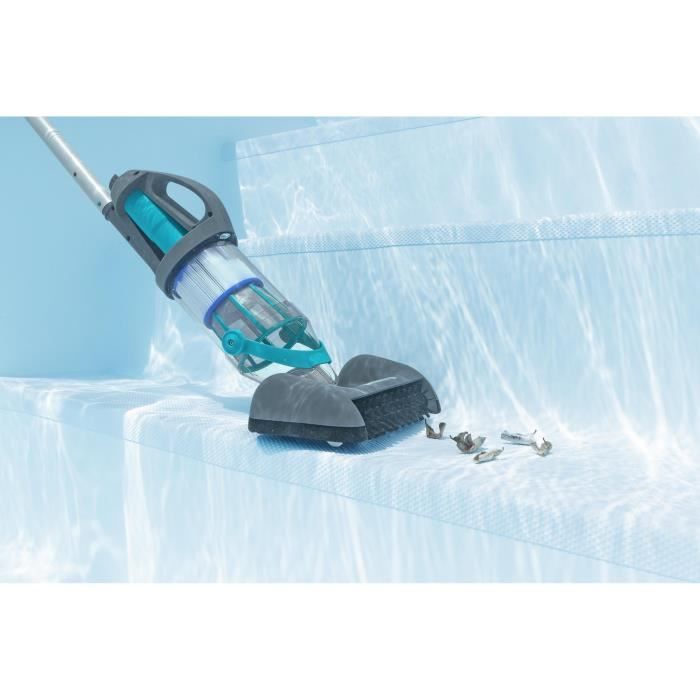 AquaGrip Handheld Pool Vacuum - 90-Minute Runtime - For Pools Up to 6.10 m Diameter
