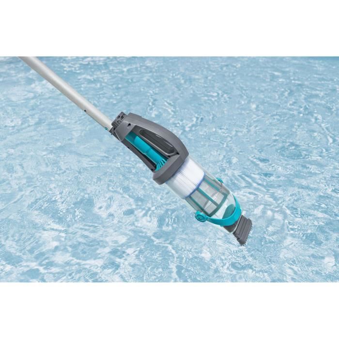 AquaGrip Handheld Pool Vacuum - 90-Minute Runtime - For Pools Up to 6.10 m Diameter