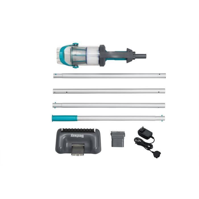 AquaGrip Handheld Pool Vacuum - 90-Minute Runtime - For Pools Up to 6.10 m Diameter