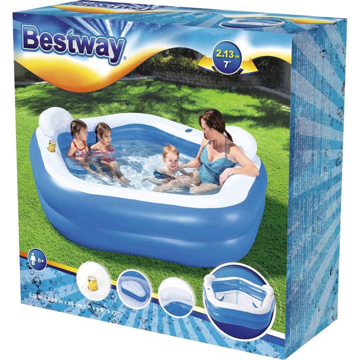 Inflatable pool - Bestway - Family Fun - 2 rings - 575 L