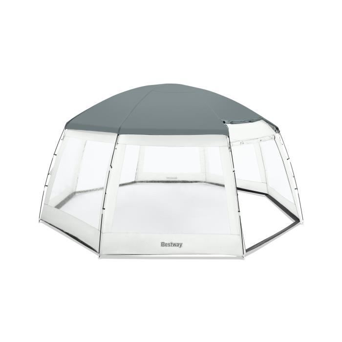 BESTWAY Pool Dome - Octagonal 600 x 600 x 295 cm - Grey