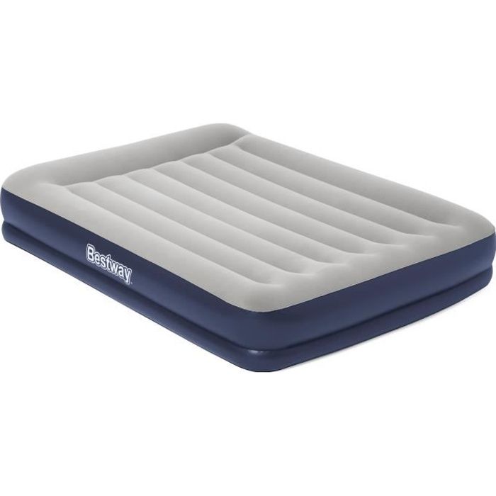 BESTWAY Inflatable Bed - Double Mattress - 203x152x36 cm - Built-in Electric Pump