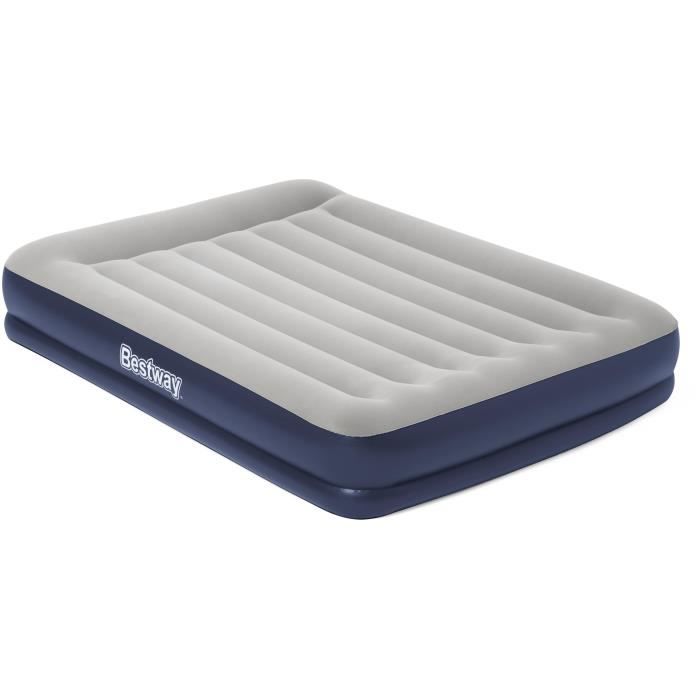 BESTWAY Inflatable Bed - Double Mattress - 203x152x36 cm - Built-in Electric Pump