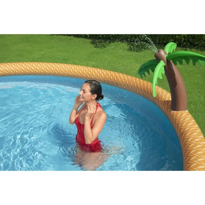 BESTWAY Self-Supporting Above Ground Pool Kit - Fast Set - 457 x 84 cm - Round (Includes filtration pump)