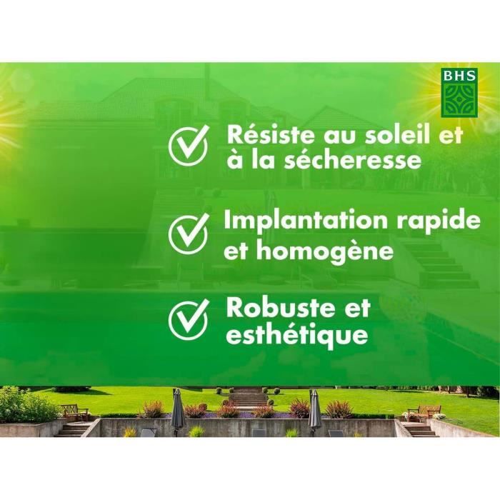 BHS Grass Seed - Southern Hardy Grass - 1 kg | 40 m²