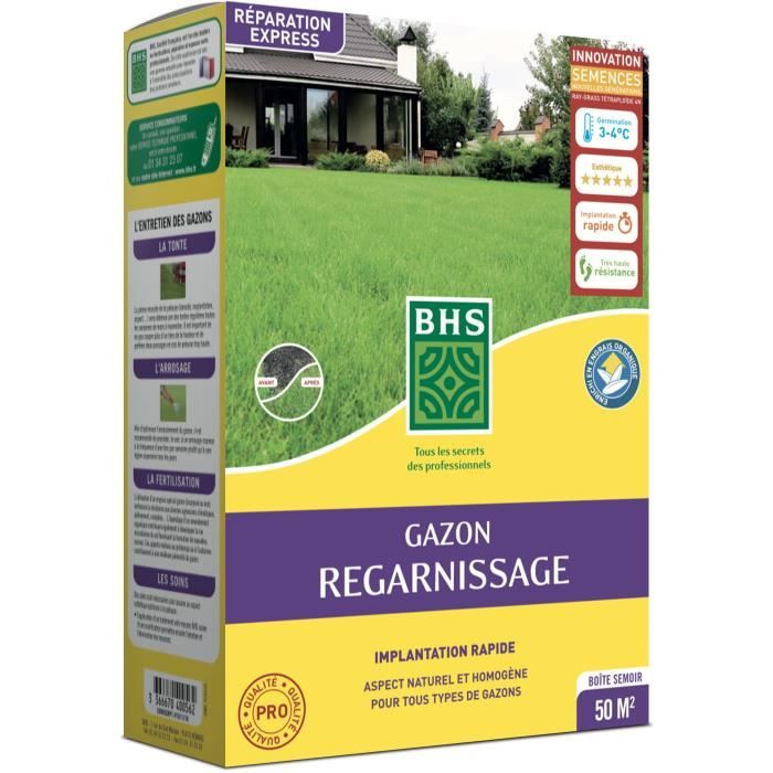 BHS Grass Seed - Lawn Overseeding 1 KG