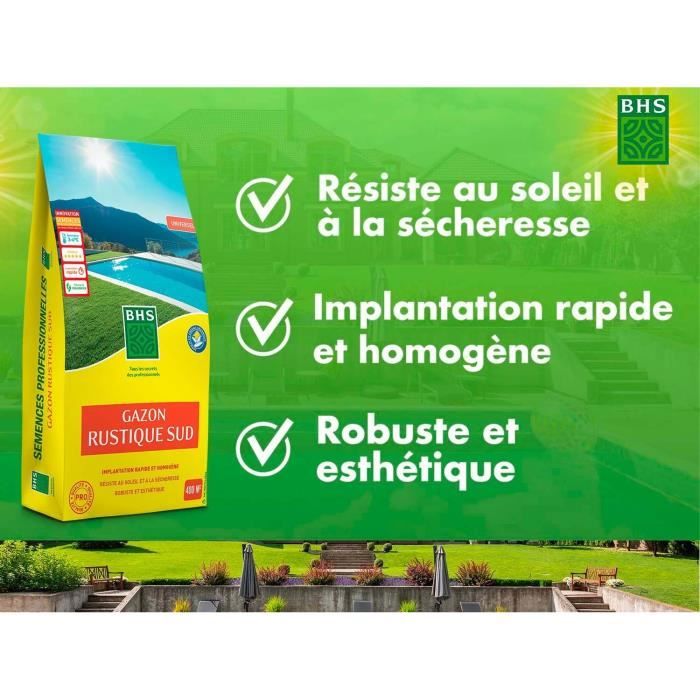 BHS Grass Seed - Hardy Southern Grass - 10 kg - Drought Resistant