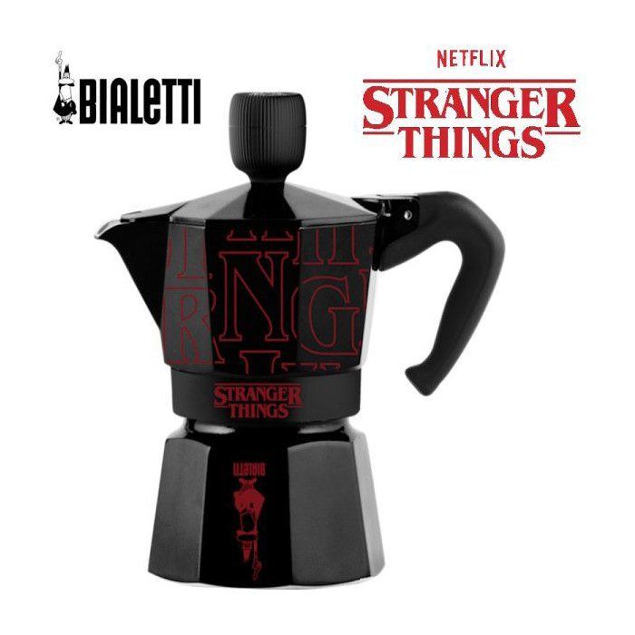BIALETTI Moka Express Coffee Maker, 6 Cups, 270 ml, Stranger Things Collection
