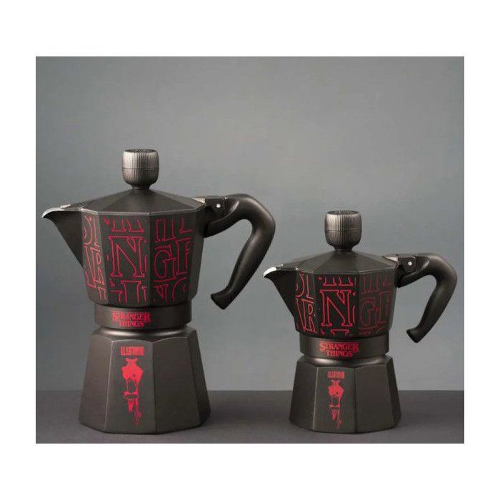 BIALETTI Moka Express Coffee Maker, 6 Cups, 270 ml, Stranger Things Collection
