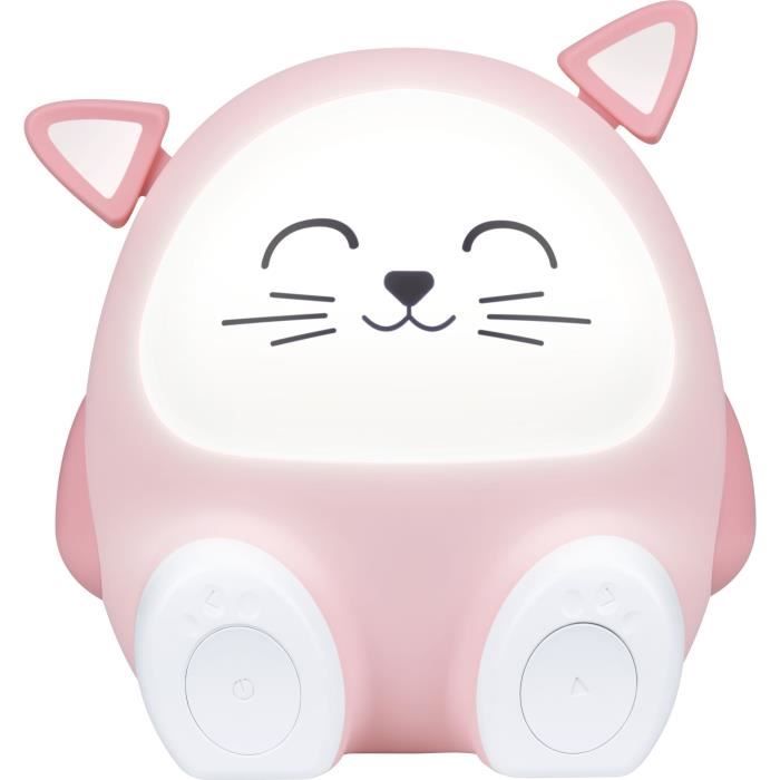 BIGBEN Cat Light & Speaker - Bluetooth 5.0 - 15W - Adjustable Night Light