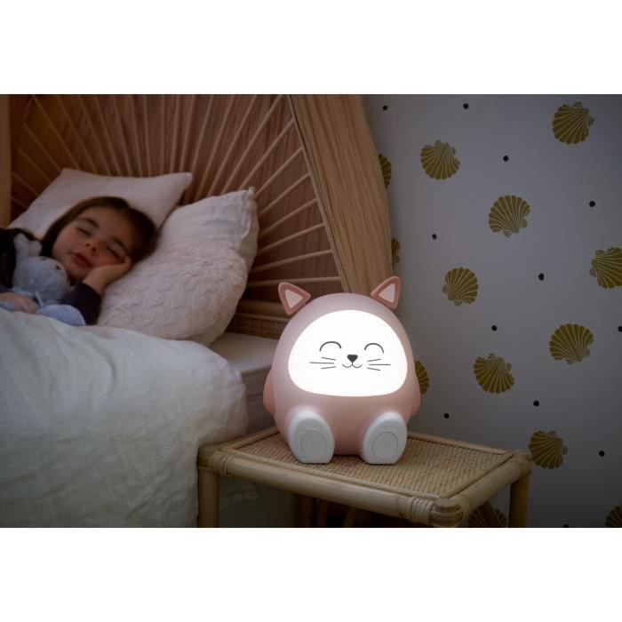 BIGBEN Cat Light & Speaker - Bluetooth 5.0 - 15W - Adjustable Night Light