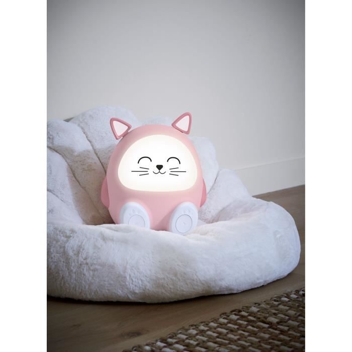 BIGBEN Cat Light & Speaker - Bluetooth 5.0 - 15W - Adjustable Night Light