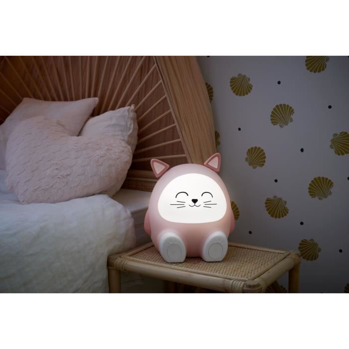 BIGBEN Cat Light & Speaker - Bluetooth 5.0 - 15W - Adjustable Night Light