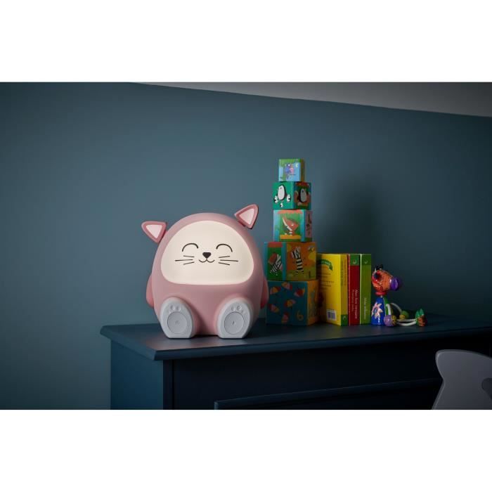 BIGBEN Cat Light & Speaker - Bluetooth 5.0 - 15W - Adjustable Night Light