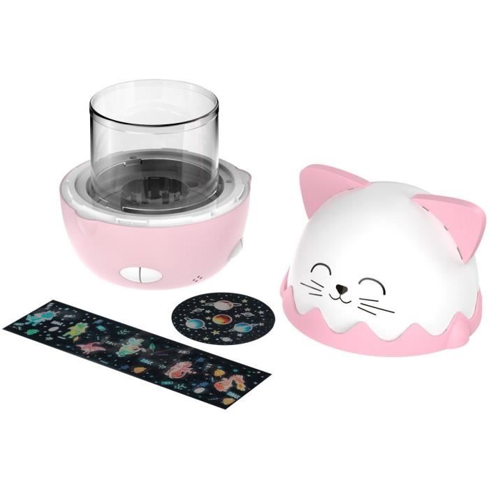 BIGBEN - Musical Night Light - Cat - 360° Projection - Remote Control