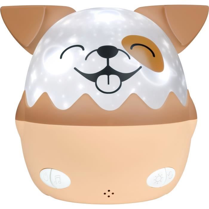 BIGBEN - Musical Night Light - Dog - 360° Projection - Remote Control