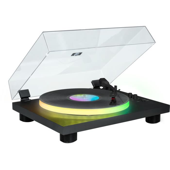 BIGBEN INTERACTIVE PARTYBTTDLIGHT Turntable - Bluetooth - Light Effects - 33/45/78 RPM